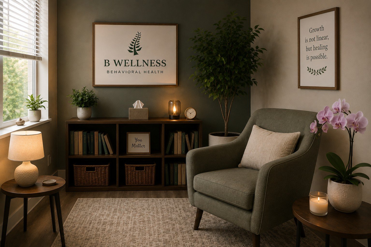 Calm counseling office